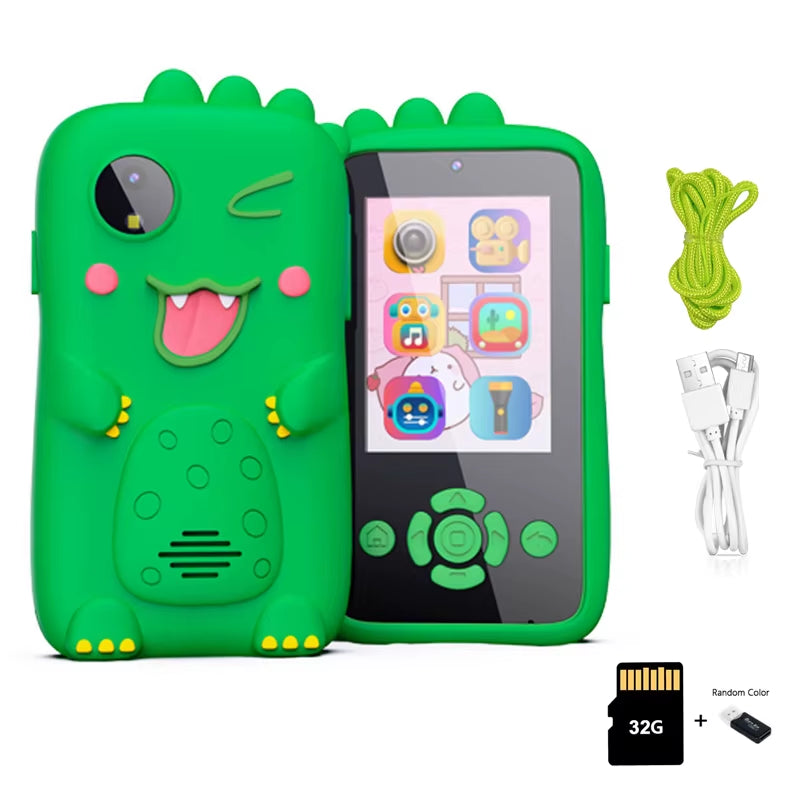 Kids Smart Phone Toys Toddler Cell Phones Toy Cartoon Baby Mobile MP3 Player Digital Camera Children Learning Toy Camera Gifts