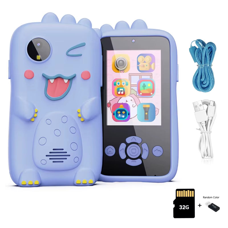 Kids Smart Phone Toys Toddler Cell Phones Toy Cartoon Baby Mobile MP3 Player Digital Camera Children Learning Toy Camera Gifts
