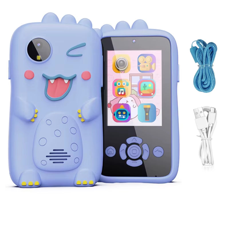 Kids Smart Phone Toys Toddler Cell Phones Toy Cartoon Baby Mobile MP3 Player Digital Camera Children Learning Toy Camera Gifts