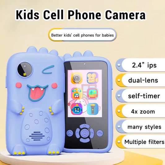Kids Smart Phone Toys Toddler Cell Phones Toy Cartoon Baby Mobile MP3 Player Digital Camera Children Learning Toy Camera Gifts