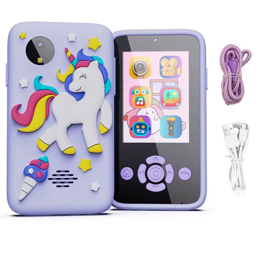 Kids Smart Phone Toys Toddler Cell Phones Toy Cartoon Baby Mobile MP3 Player Digital Camera Children Learning Toy Camera Gifts